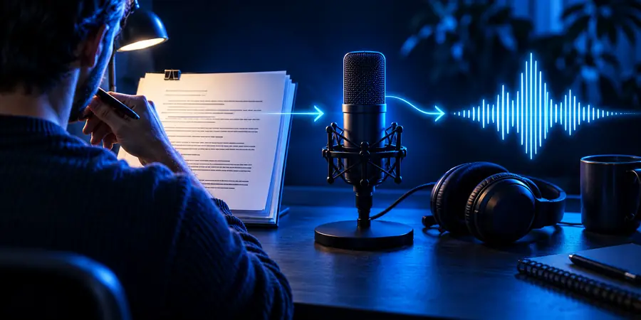 Ein überarbeiteter Sprach-Workflow, der für die abschließende Prüfung vorbereitet ist