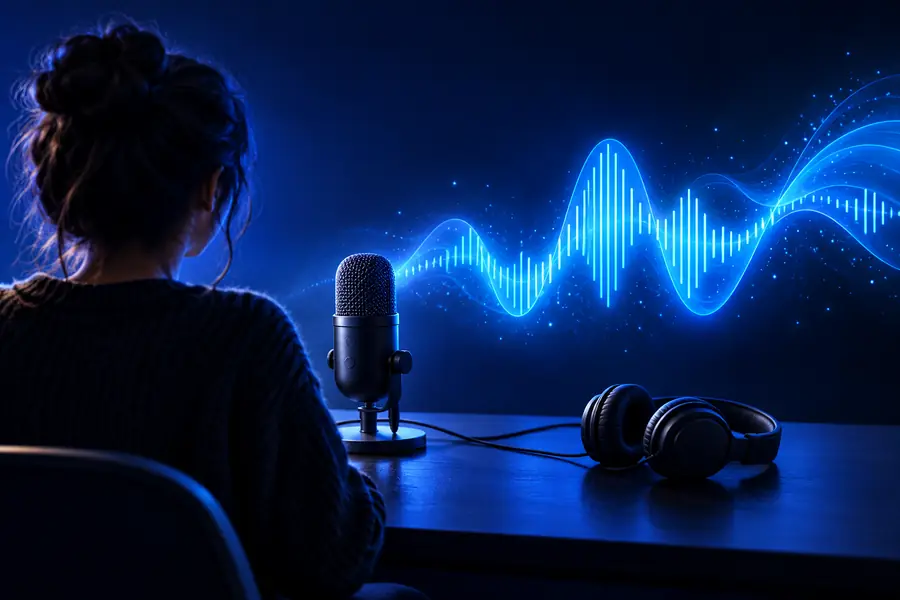 Organized online voice task with a focused script and review plan