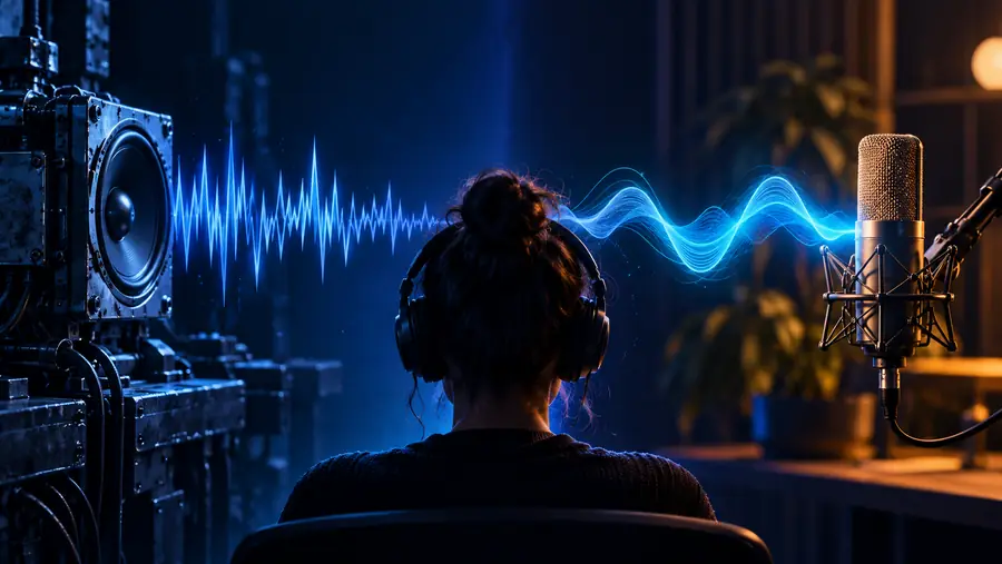 Organized online voice workflow ready for repeated production